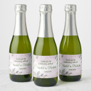 personalisierte Champagner-Miniaturflaschen-Gesche