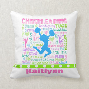 Personalisierte Cheerleading Kissen