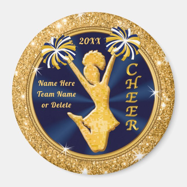 Personalisierte Chef-Gastgeschenke Navy Blue und G Magnet (Vorne)