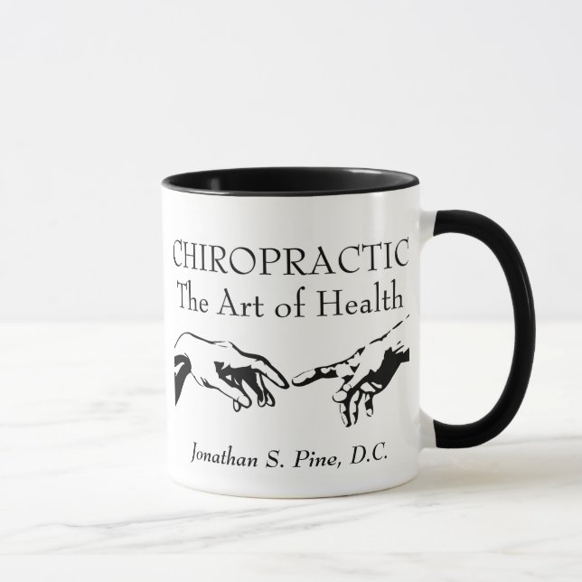Personalisierte Chiropraktor-Tasse Tasse (Rechts)