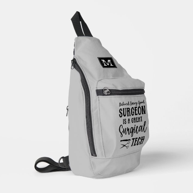 Personalisierte Chirurgie | Chirurgischer Technolo Crossbody Bag (Linke Seite)