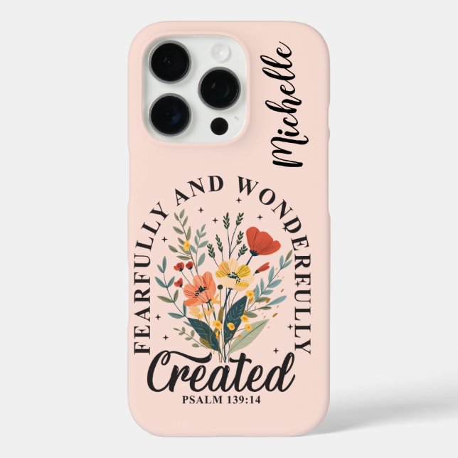 Personalisierte Christliche Bibelversion iPhone 16 Pro Hülle (Rückseite)