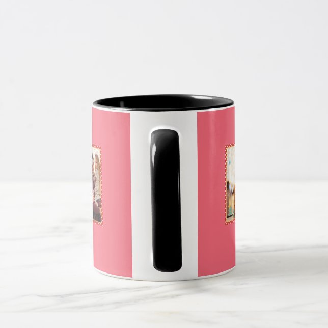 PERSONALISIERTE CHRISTMAS-TASSE MIT HO HO HO TASSE (Griff)