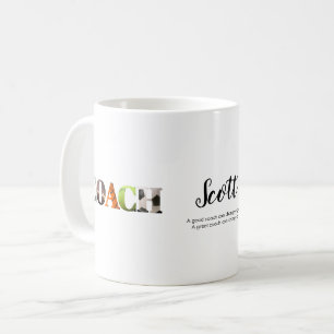Personalisierte Coachame-Spieler Kaffeetasse