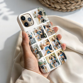Personalisierte Collage mit 10 Fotos iPhone 16 Pro Max Hülle