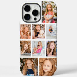 Personalisierte Collage mit 9 Fotos iPhone 16 Pro Max Hülle