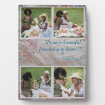Personalisierte Collage Plaque - Benutzerdefiniert
