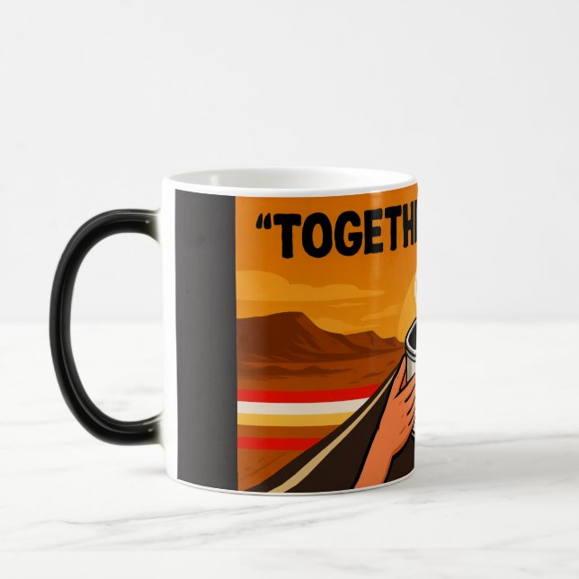Personalisierte Combo-Kaffee-Tasse - 11oz & 15oz Verwandlungstasse (Links)