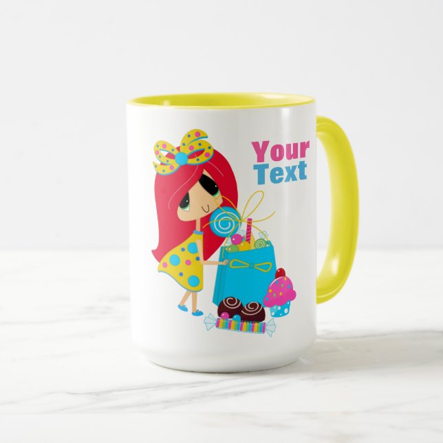 Personalisierte Combo-Tasse Tasse (VorderseiteRechts)
