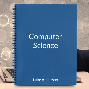 Personalisierte Computer Science-Meisterschaft Notizbuch