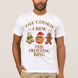 Personalisierte Cookie-Crew Lustige Weihnachts-Mat T-Shirt
