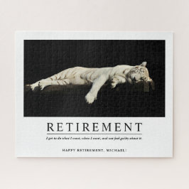 Personalisierte Coole Entspannung Tiger Custom Ret