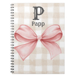 Personalisierte Coquette Pastellfarben Pink und Be Notizblock