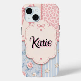 Personalisierte Coquette-Patchwork-Handyhülle Case-Mate iPhone Hülle