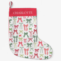 Personalisierte Coquette-Weihnachts-Schlaufen Stru