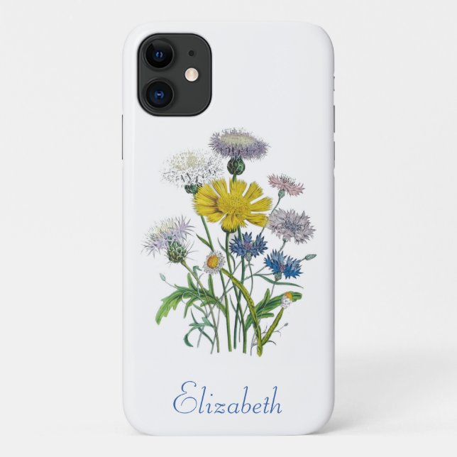 Personalisierte Cornblumen Case-Mate iPhone Hülle (Rückseite)