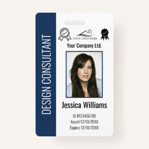 Personalisierte Corporate Employee Blue ID Ausweis