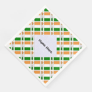 Personalisierte Côte d'Ivoire Elfenbeinküste-Flagg Serviette