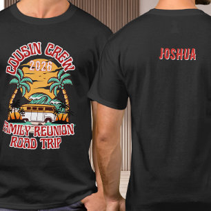 Personalisierte Cousin-Crew-Familientreffen T-Shirt