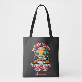 Personalisierte Cousin-Crew-Familientreffen Tasche