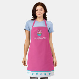 Personalisierte Cupcake-Schürze für Frauen Schürze