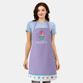 Personalisierte Cupcake-Schürze für Frauen Schürze