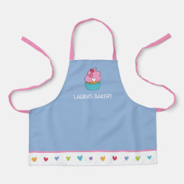 Personalisierte Cupcake-Schürze für Mädchen Schürze