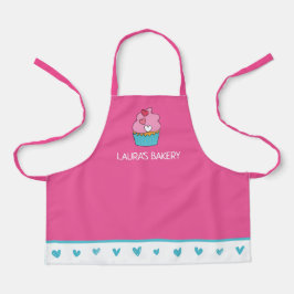 Personalisierte Cupcake-Schürze für Mädchen Schürze