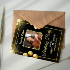 Personalisierte Custom Modern Elegantes Party Gebu Einladung