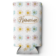 Personalisierte Daisy Can Cooler
