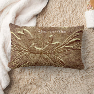 Personalisierte Daisy Floral Art Lendenkissen