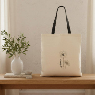 Personalisierte Daisy-Tasche mit Namen Tragetasche