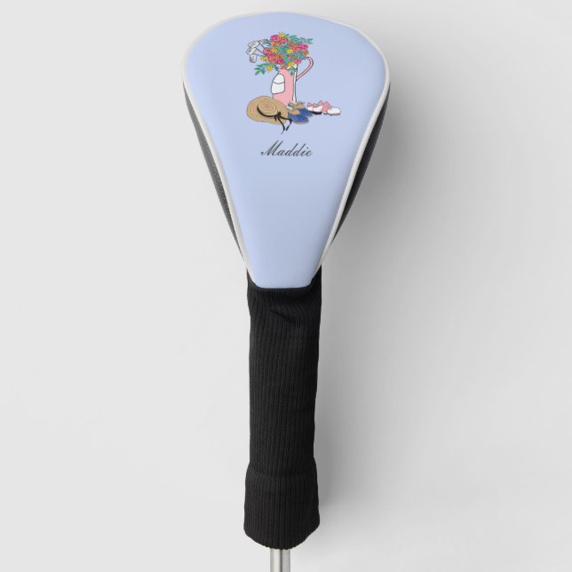 Personalisierte Damen im Golf- und Gartenbereich Golf Headcover (Vorderseite)