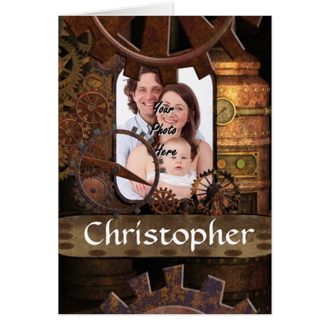 Personalisierte Dampfmaschine (Vorne)