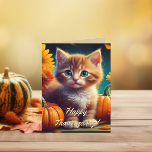 Personalisierte Dankbarkeit zu Thanksgiving   Oran Dankeskarte