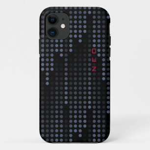 Personalisierte Dark Polka Dots Matrix gemustert Case-Mate iPhone Hülle