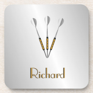 Personalisierte Darts/Monogramm Getränkeuntersetzer