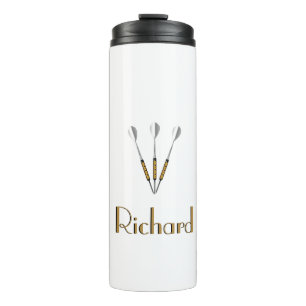 Personalisierte Darts / Monogramm Thermosbecher