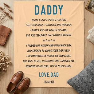 Personalisierte Decke für Papa   Benutzerdefiniert