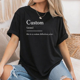 Personalisierte Definition Lustige Definitionszita T-Shirt