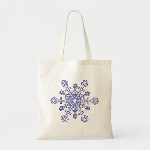 Personalisierte Dekoration Weihnachts-Schneeflocke Tragetasche