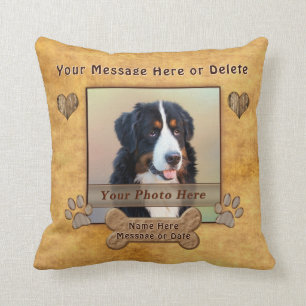 Personalisierte dekorative Hundekissen mit Foto Kissen