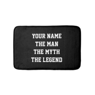 Personalisierte Der Mann Mythos Legende rutschfest Badematte