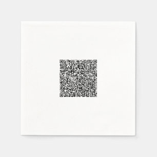 Personalisierte Design-Farb-QR-Code-Servietten Serviette