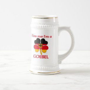 Personalisierte deutsche küssen mich, den ich bierglas