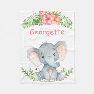 Personalisierte die Fleece-Decke des Kindes mit Fleecedecke