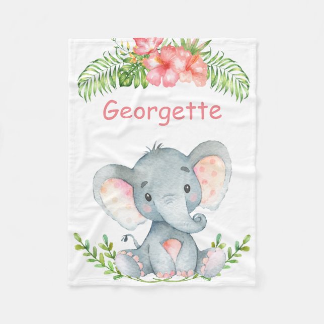 Personalisierte die Fleece-Decke des Kindes mit Fleecedecke (Vorderseite)