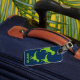 Personalisierte Dinosaurier-Gepäckmarke für Kinder Gepäckanhänger (Front Insitu 3)
