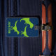 Personalisierte Dinosaurier-Gepäckmarke für Kinder Gepäckanhänger (Front Insitu 4)