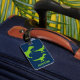 Personalisierte Dinosaurier-Gepäckmarke für Kinder Gepäckanhänger (Front Insitu 1)
